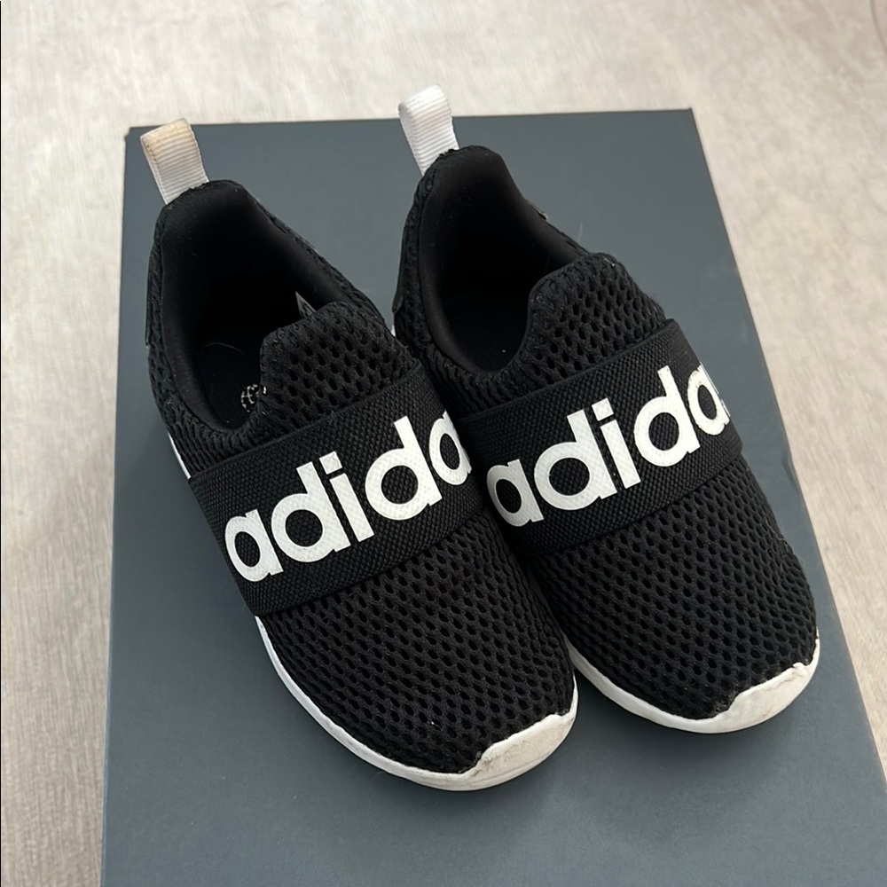Adidas Kids Black Slip-On Shoes